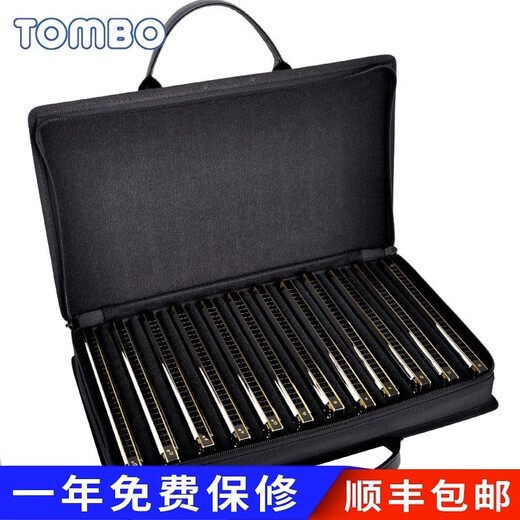 Tongbao (Tombo) 6624S Set 12-Tuning 7-Tuning Mundharmonica Advanced Adult Professional Performance Anfänger Selbststudie 6624S [High-End-Leistungsstufe] 7-Tuning