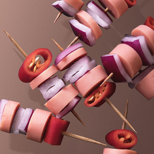 Camellia disposable carbonized double-ended bamboo toothpicks, 1 can, 460 pieces for household use