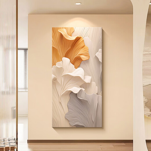 Long time no see home. Daye. Entrance entrance decorative painting. Cream style abstract art. Corridor aisle mural. Three-dimensional sandstone hanging painting.