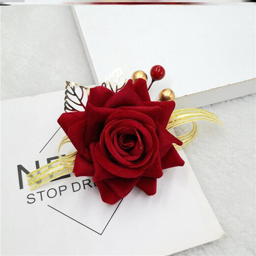 Wedding mother-in-law's head flower Mother-in-law's flower head flower wedding headband wedding mother-in-law's head flower red head flower wedding mother's clip