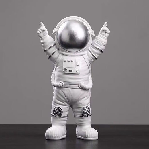 Baiyuan Astronaut ornaments cute model small spaceman home living room desktop decoration ornaments birthday gift starry sky blue four-piece set