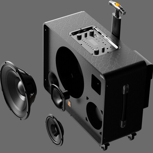 Bett Kong Shao Serie 1285A Internet Promi Live Sound Card All-in-One Bluetooth Audio Dreiviertel High-Power Outdoor-Performance interne Aufnahme tragbarer Quadrat-Tanzhebel Audio BD-H1585A + 2U Segment Frequenzmodulation Mikrofon + 32 g USB-Antrieb