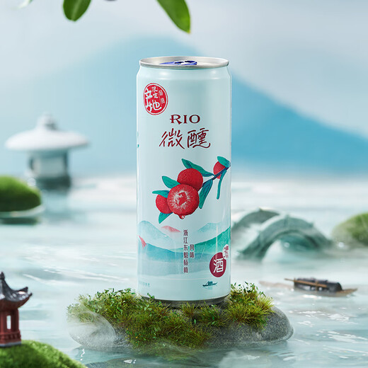 Ruio (RIO) Cócteles pre-mezclados de vino extraño, series de bajo alcohol, 330 ml de con sabor a un solo *8 latas, 330 ml *8 latas, sabor a bacterias de ácido lácteo único