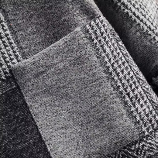 Cangshi Yishu Cangshi Yishu trendy brand 2025 spring and autumn lapel woolen jacket men's thickened high-end light luxury casual plaid jacket brown L