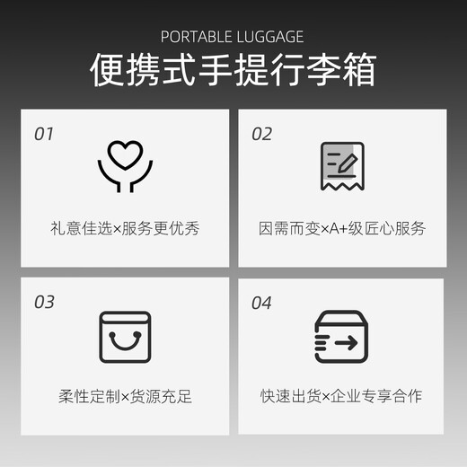 囍器伴手礼礼盒伴郎高端商务男生生日礼物公司员工入职团建礼品实用 【大展宏图】咖啡杯手提箱6件套F