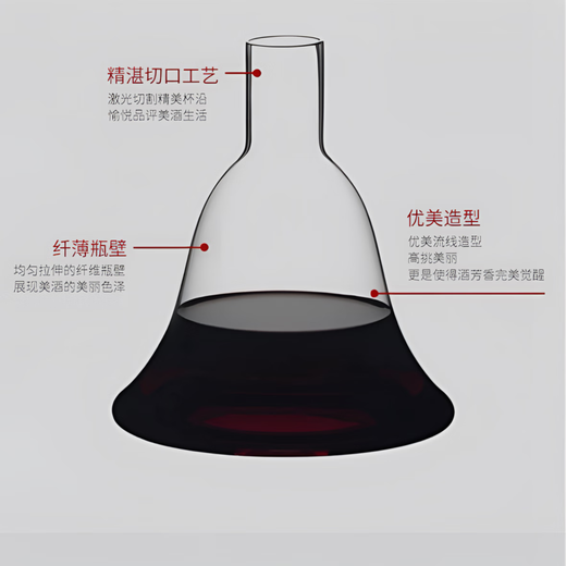 Decanter red wine decanter household red wine dispenser set red wine bottle decanter Admiralty Magong decanter 1425ml