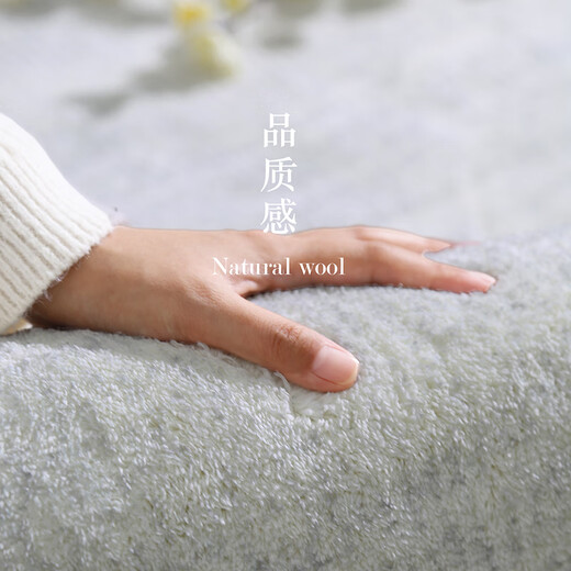 斯坦梅兹床边毯【仿羊绒】卧室高级客厅加厚床前免打理家用毛地板隔音地毯 3888-防滑加厚 160cm*230cm加厚