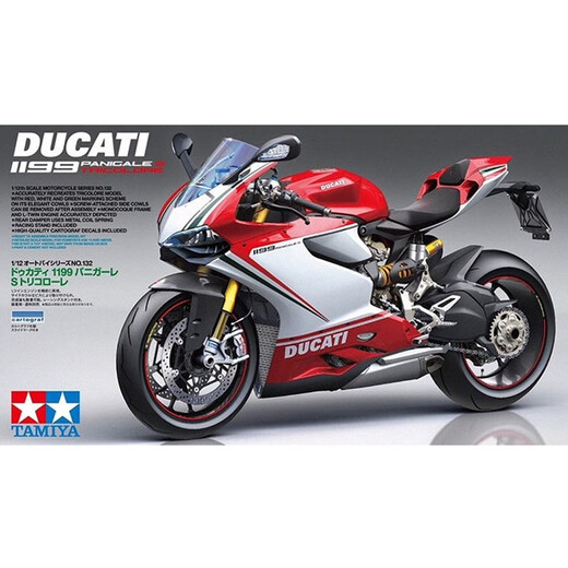 Модель сборки мотоциклов Tamiya 14132 Ducati 1199 Panigale S Tricolore 1/12 14132