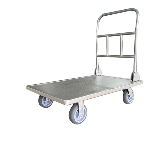 
CLCEY custom steel plate trolley cart cart cart handle truck handle truck worker flatbed portable trailer folding heavy heavy objects 125*756 inch national standard nylon wheel silver super