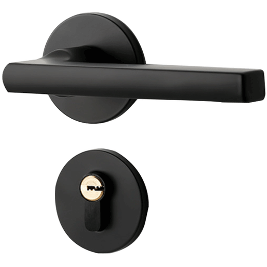Ansery Door Lock Room Door Lock Solid Wood Door Handle Split Lock Light Sound Split Lock Black C Style 5D02076