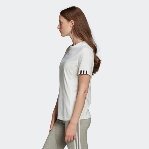 Adidas Clover Frauenstoff Neue Sportbekleidung atmungsaktive halbe Ärmeln Kurzarmt-T-Shirt DW3892 FM2488 S 34