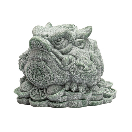 Tang Feng Qingsha Stone Golden Toad tea pet ornaments for home and office use to attract wealth, exquisite tea pet tea table tea table creative decorations Qingsha Stone Golden Toad Tea Pet (Large)