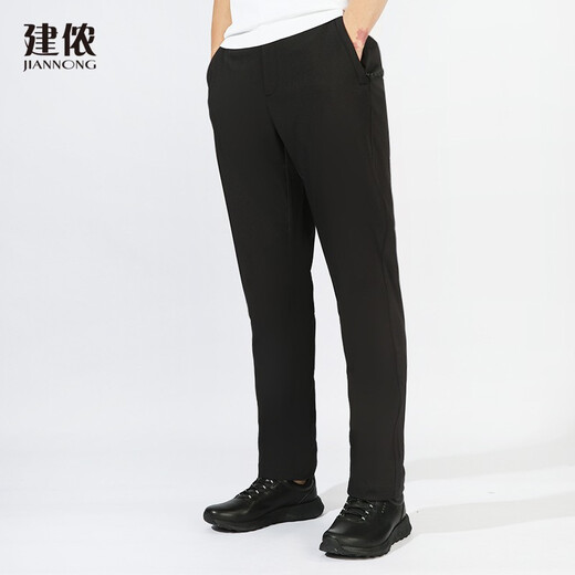 Jiannong Primavera y Autumn Menores y mujeres Soft Shell Sports Business Casual sin hierro F9224 Negro 5xl/190