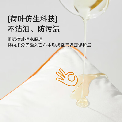CeConcert Five-Star Hotel Pillow A Class Pillow Cord Antibacterial Anti-mites and Anti-oil Head Oil Cervical Pillow Adult Home Single One-Pair 2