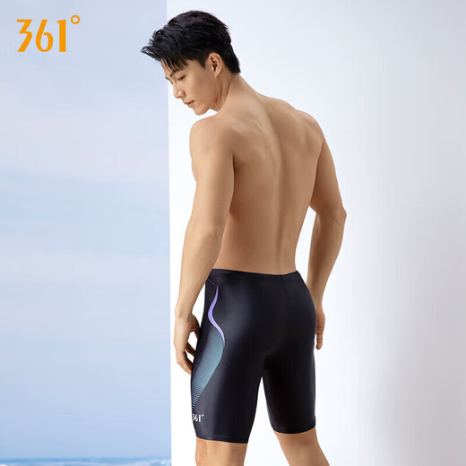 361 swimming trunks men's swimsuit comfortable anti-embarrassment five-point square angle quick-drying non-fitting hot spring professional training equipment