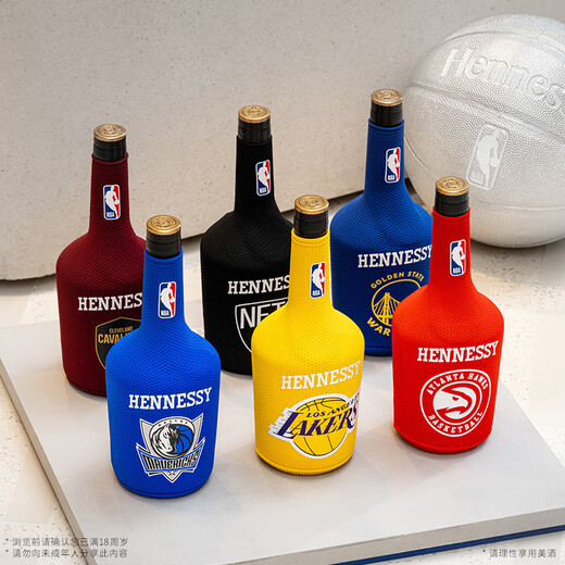 轩尼诗新点 x NBA联名球队限定版干邑白兰地 单支 湖人 700mL 1瓶
