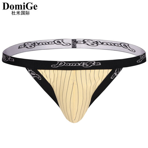 Domige domige domige Männereis Seide Traaceless ultra-dünn trägerloser Tanga-Herren Sommer u konvexe niedrige Taille atmungsaktiv