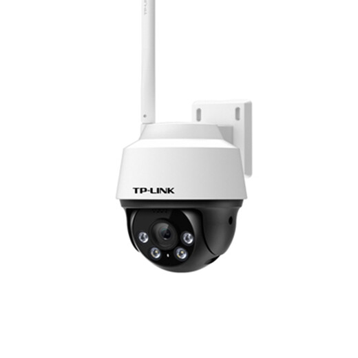 TP-Link Surveillance Camera Utilisation de la maison, Polo Polo imperméable extérieure sans fil, vision à distance à distance, vision nocturne infrarouge à 360 degrés à 360 degrés Moniteur de version cardan rotative [LenS unique | Écran unique] 4 millions de versions standard, pas de mémoire [mise à niveau gratuite vers la carte 32 Go]