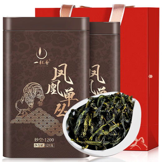 Eine Tasse duftender Oolong -Tee Chaozhou Single Pine Entenscheiße Duft 250 g Geschenkbox Tea Phoenix Single Cong It Yourself Bulk Geschenk