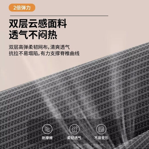 WCZ德国人体工学椅电脑椅家用办公升降转椅职员椅子靠背舒适久坐凳学 【升级款】983白框黑海绵款3D头枕 SGS认证气杆透气抑菌亲肤