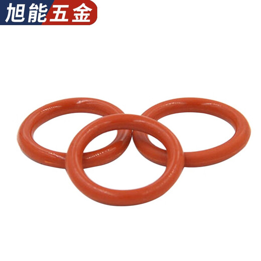 Bingneng red high temperature resistant silicone rubber o-ring high temperature waterproof ring seal seal ring wire diameter 1/1.5/1.9/2 85*1mm 10 pcs