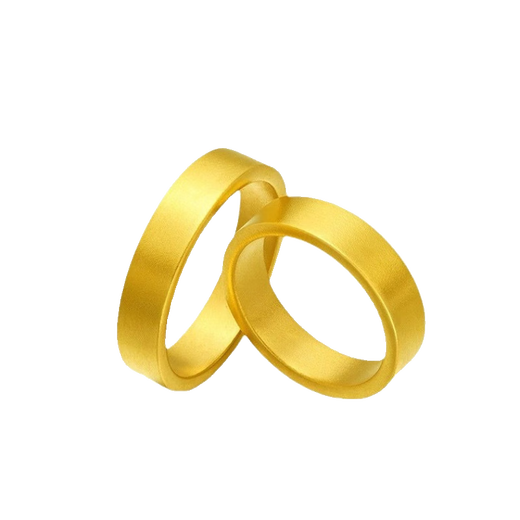Fat Donglai's same style gold-plated silver ring plain ring ring for men safe and sound ancient method wide face golden female couple ring 7 mm wide face single No. 9 equal to Hong Kong number 18-20