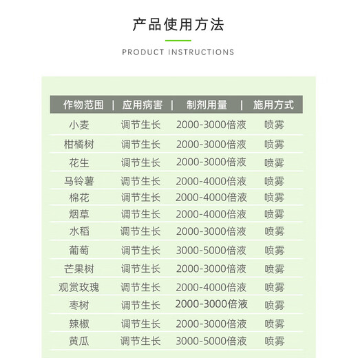 In January 22, Longdeng Aizumi Propionyl Brassinolide Rice Pepper Jujube Tree Tobacco Grass Regulator Pesticide 5ml