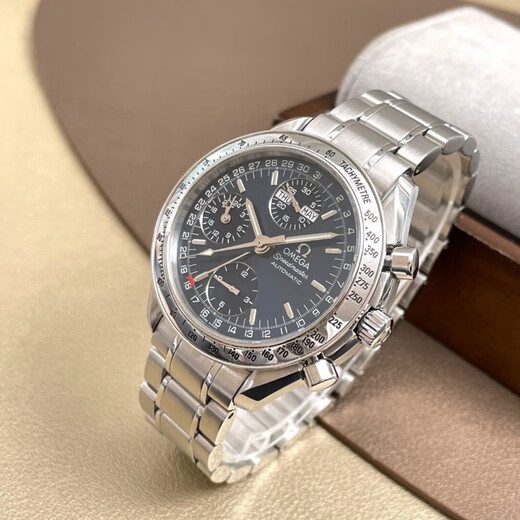 [SEGUNDA 99 NUEVO] Serie Omega Speedmaster Watch Men's Men's Mechanical Watch Mechanical Business Rui Rui Ratio Luminoso Dicatura CHRONOGRO CRONOGRO Multi-función Reloj de segunda mano 3523.80.00 Cinturón de acero de disco azul-39 mm de 39 mm