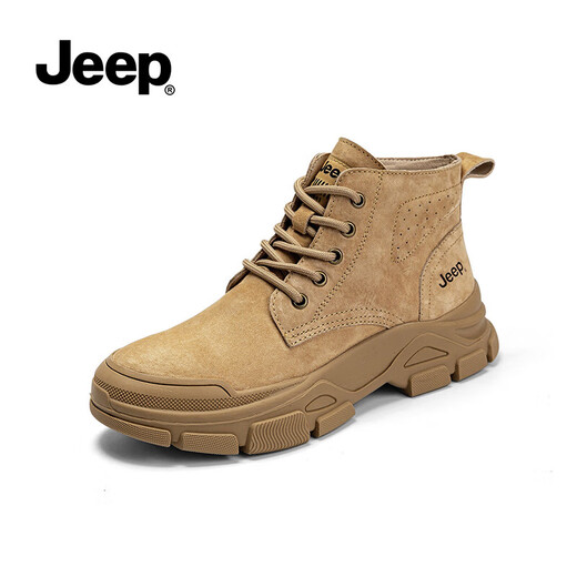Bottes Jeep Jeep Martin pour les femmes en automne rétro britannique de style britannique en plein air Bottes de travail de travail Couleur de sable 38