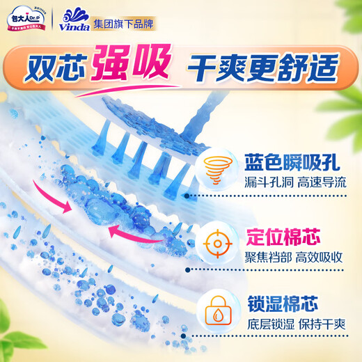 Baoda basic adult diapers XL18 pieces (waist circumference 90cm-140cm) elderly maternal diapers