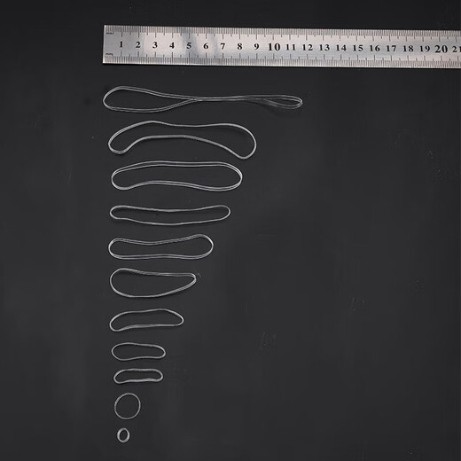 tpu rubber ring rubber band environmentally friendly transparent anti-aging oil resistant sun and high temperature storage fishing industry 12044 circumference 240mm width 4mm quantity about 50
