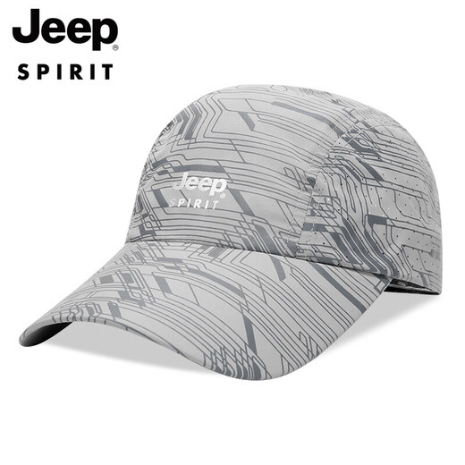 Jeep (JEEP) hat men's baseball cap thin mesh breathable peaked cap sports outdoor leisure fishing mountaineering sun hat