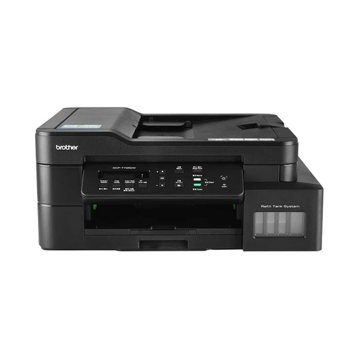 兄弟（brother）DCP-725DW 730DW 735DW无线彩色喷墨连供复印扫描双面打印输稿器 720同款725DW三合一双面+输稿器 套餐四（标配+原装墨水1套）