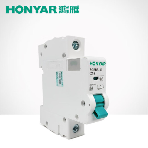 Hongyan air circuit breaker 2P air switch 1P electric gate small short circuit protector 10a16a25a63a25A1P