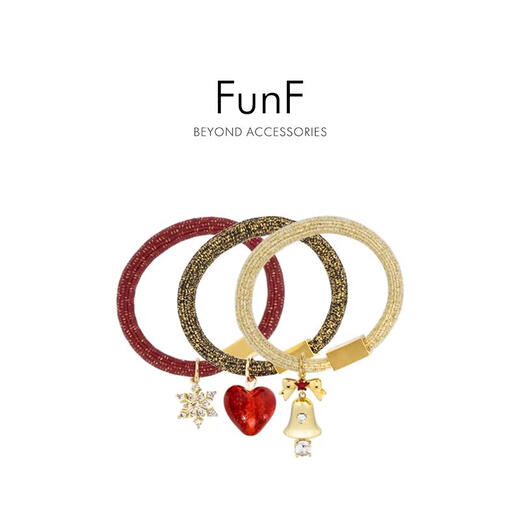 Yingtang FunF/Lefenqi celebrity style elastic band hair rope headband high ponytail women's hair band fun buckle hair fun buckle hair rope (blue sea sound)