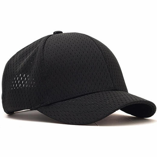 
Short brim hat men's summer thin breathable mesh hat fashionable short brim baseball cap women's baseball cap black adjustable