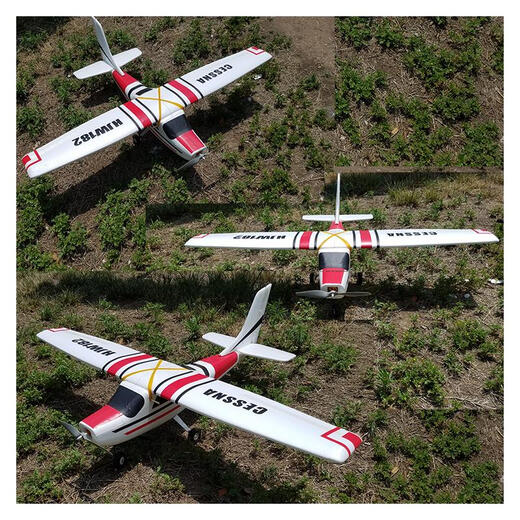 Modèle réduit d'avion à voilure fixe Cessna cessna182 envergure 1,2 mètres Cessna télécommande avion d'entraînement d'entrée de gamme avion vide bleu