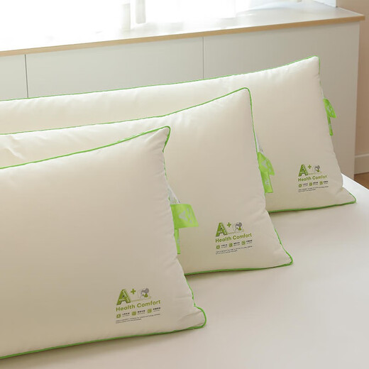 Nanjiren Double Long Strip Pillow Class A Full Cotton Couple Cervical Sleeping Integrated Pillow Core 1.5 meters Home 1.8 Extended Extra Muguo-Shushui Class A Cloud Rou Pillow Double 48*150cm