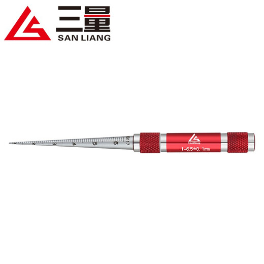 Three-quantity conical aperture gauge 1-45mm carbon steel plug gauge feeler gauge inner hole measurement high-precision inner diameter gauge JD380 1-6.5mm