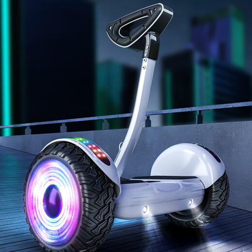Zola (Zola) Balance des enfants électriques pour les adultes âgés de 6 à 12 ans, sens du corps intelligent pour les adultes de 7 à 10 ans et plus, grand contrôle de jambe hors route parallèle Version sportive K13 (Contrôle des jambes + Bluetooth + roue lumineuse)