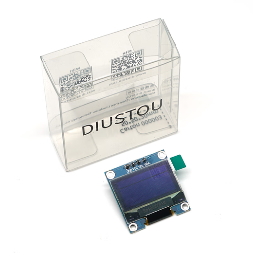 Throwing stones OLED display module 0.91/0.96/1.3 inches HD development board display blue/white/yellow blue optional 0.96 inches yellow blue 4P 1 box