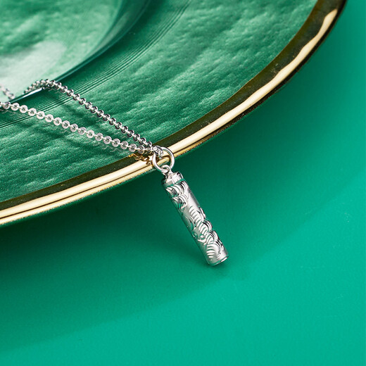 Yuan Shengfu's new PT950 boutique fashion perfume pendant platinum pendant atmospheric platinum necklace pendant for women 3.44g platinum perfume pendant