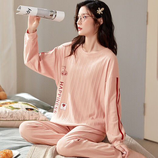 Yimi Mei Chaoshan Jieyang Pyjamas für Frauen im Herbst, Winter, Frühling und Herbst, Frauenstil, Mundverschluss, langärmelige, Mädchen im kleinen Bündel, Langarm, G9928 Pink Mickey, kleine Größe, Frauen S [60-80jin [Jin Equals 0,5 kg]], sogar Größe, sogar Größe], ​​sogar Größe, sogar Größe, sogar Größe], ​​sogar Größe, sogar Größe, sogar Größe], ​​sogar Größe, sogar Größe, sogar Größe], ​​sogar Größe