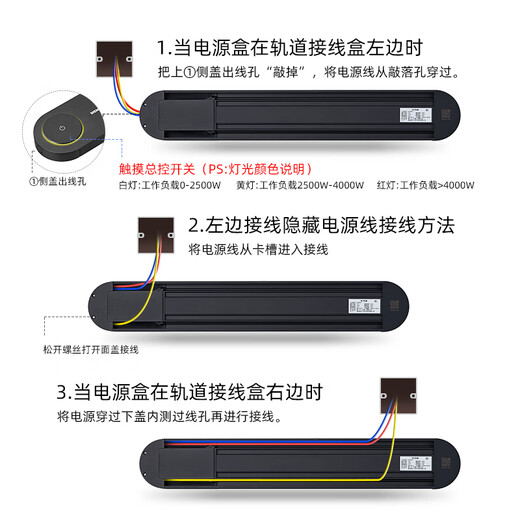 西门子（SIEMENS）旗舰款轨道插座 明装可移动轨道插板套装 白色50cm+3五孔模块