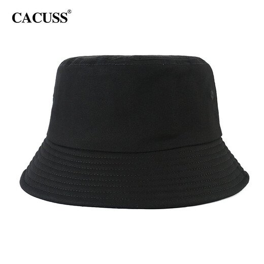 CACUSS hat for men and women in all seasons UV protection fisherman hat basin hat wide brim sun protection sun hat outdoor black and medium