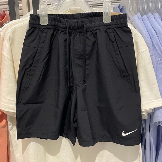 耐克（Nike）短裤男裤夏季新款运动裤休闲宽松舒适快干透气训练篮球五分裤子 DV9858-010黑色/梭织快干 XL