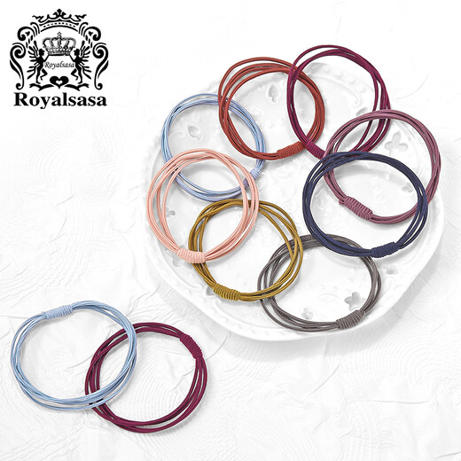 Royal sasa royal salsa basic style 20 rubber bands women's hair band net celebrity headband high elasticity simple and cute headwear