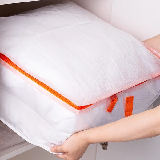 Anmai quilt storage bag student clothing sorting bag moving packing woven transparent thickened large capacity duffel bag S1342*1