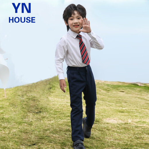 Yinuofang Kinderanzug Hemdhose Performance Anzug Boy Host Anzug 1. Juni Performance Kostüm Garten Uniform -Abschlussfoto