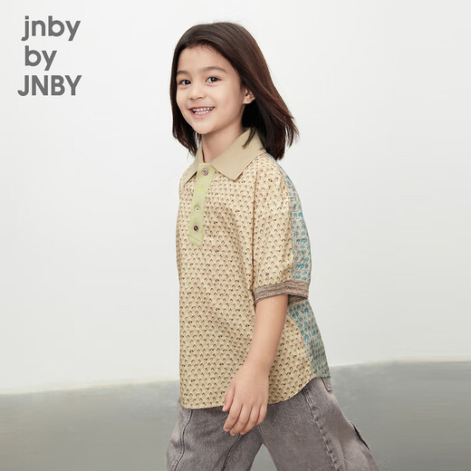 Jnby от Jnby jiangnan ткани детская одежда хлопка с короткими рубашками Poplin Poplin